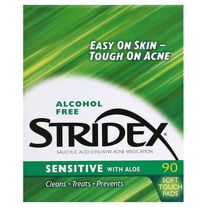 lot 87709 image: Stridex Medicated Acne Pads, Sensitive Skin, 90 Count