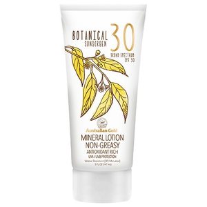 lot 87722 image: Australian Gold Botanical Mineral Sunscreen Lotion - SPF30 - 5oz