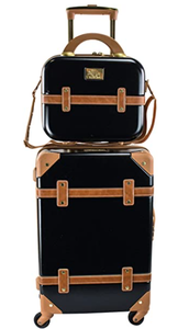 lot 4275 image: GATBY 2 PIECE HATDSIDE CARRY ON LUGGAGE