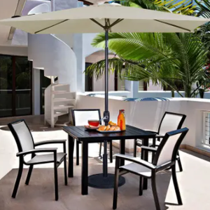 lot 4313 image: Bonosuki 10 x 6.5ft Patio Umbrella Outdoor Rectangular Umbrella- Retail$86.99
