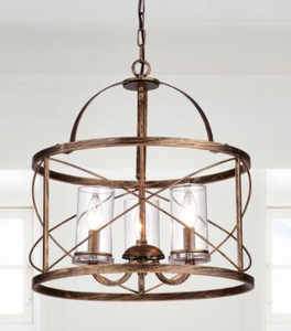 lot 4417 image: Matterhorn 3 - Light Drum Pendant- Retail$165.99