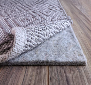 lot 4464 image: Fiber Soft Extra Thick 100% Felt Rug Pad Grey