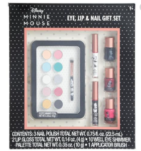 lot 50856 image: DISNEY MINNIE MOUSE EYE, LIP & NAIL GIFT SET