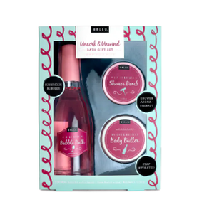 lot 87633 image: HALLU UNCORK & UNWIND BATH GIFT SET