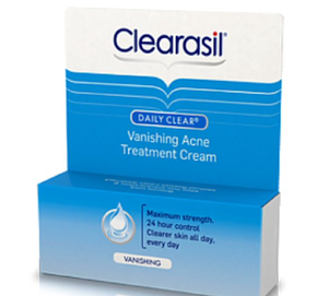 lot 87639 image: Clearasil Daily Clear Vanishing Acne Treatment Cream, 1 Ounce