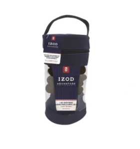 lot 87686 image: IZOD ATHLETICS 5PC MESH BATH SPONGE SET