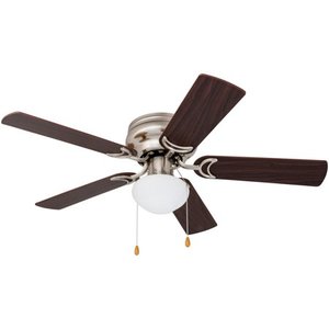 lot 14869 image: Prominence Home Alvina 42-inch Brushed Nickel Ceiling Fan