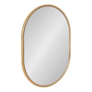 lot 14895 image: Kate and Laurel Caskill Capsule Framed Oval Wall Mirror- Retail$106.99