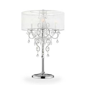 lot 14907 image: Evangelia Crystal Table Lamp- Retail$339.49