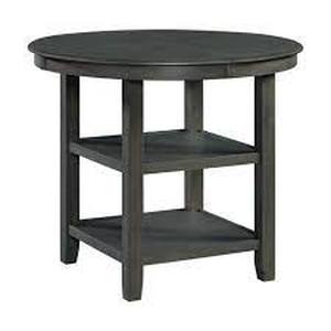 lot 14898 image: Picket House Furnishings Taylor Counter Height Dining Table only in Gray- Retail$337.49