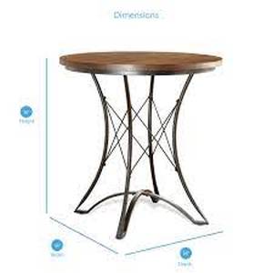 lot 14900 image: Carbon Loft Johansson Counter-height Pub Table only - 36H x 36Diameter- Retail$188.99 brown