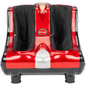 lot 14938 image: smart kneading rolling vibration shiatsu foot calf leg massager 110v us plug Red- Retail$157.99