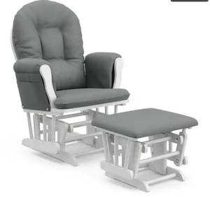 lot 1601 image: Glider and Ottoman