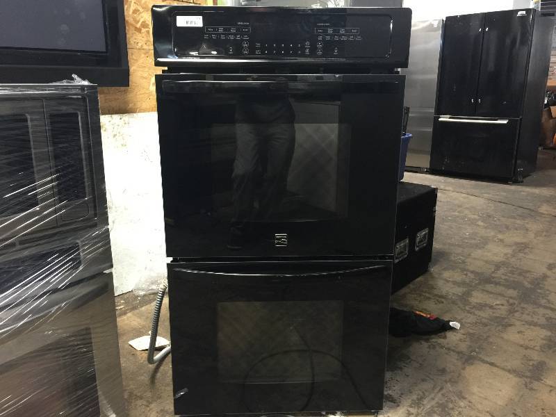 kenmore black wall oven