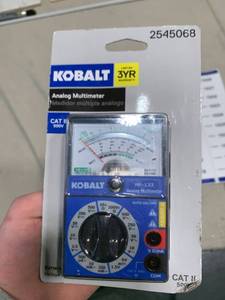 lot 1009 image: KOBALT analog multimeter