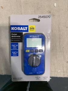 lot 1012 image: KOBALT pocket multimeter