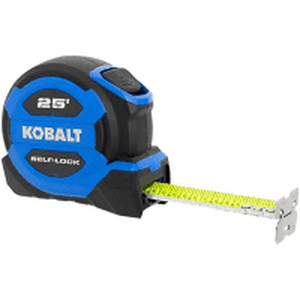 lot 1007 image: KOBALT tape measure 25ft