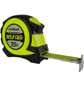 lot 1038 image: Komelon 25ft self locking tape measure