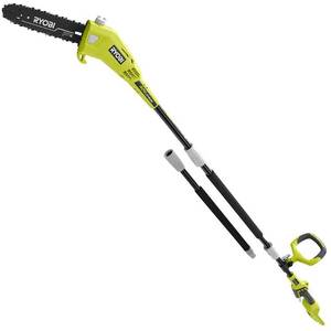 lot 2679 image: RYOBI 10 in. 40-Volt Lithium-Ion Cordless Battery Pole Saw (Tool-Only). RETAILS$109