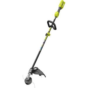 lot 2684 image: RYOBI 40-Volt X Lithium-Ion Cordless Battery Attachment Capable String Trimmer (Tool Only). RETAILS$109