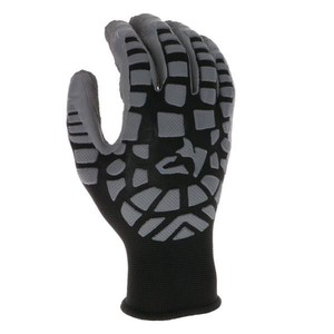 lot 2716 image: HUSKY Top Coated Dipped Gloves Grey 3-Pack, X-LARGE
