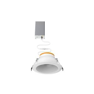 lot 2757 image: Commercial Electric 8 in. Color Temperature Selectable New Construction or Remodel Canless Integrated LED Recessed Integrated LED Kit 4 pack