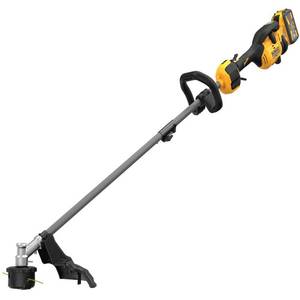 lot 2777 image: DEWALT FLEXVOLT 60-Volt MAX Lithium- Ion Electric Cordless Attachment Capable String Trimmer. RETAILS$269