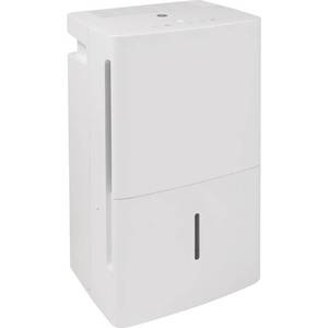 lot 2802 image: GE 35 pt. per Day Dehumidifier for Very Damp Rooms up to 1000 sq. ft., ENERGY STAR, Whites. RETAILS$185.06