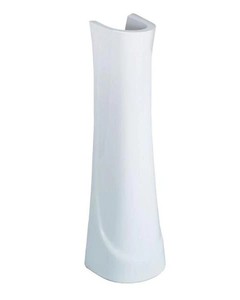 lot 2834 image: Glacier Bay Shelburnepetite Aragon Pedestal In White Model L-300-wn