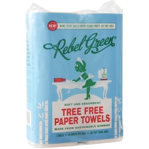 lot 2884 image: 2-Pack Rebel Green Tree Free Paper Towel Retail $10.58
