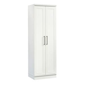 lot 2902 image: Sauder Homeplus Storage Cabinet, Soft White Retail $209.99