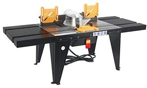 lot 2923 image: Leegol Electric Benchtop Router Table Wood Working Craftsman Tool