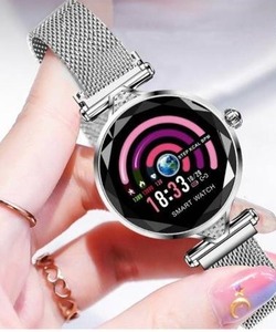 lot 2944 image: 2 Women Bracelet IP67 Waterproof Blood Pressure Heart Rate Monitor Smartband
