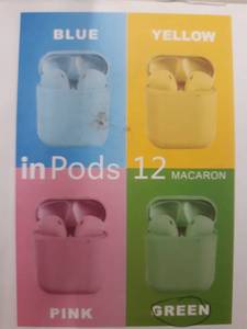 lot 2964 image: inpods 12 TWS Wireless Bluetooth V5.0 Touch Earphone Stereo Hands-free Headphone with 300mAh Charge Box For iPhone