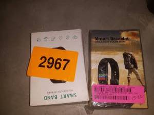 lot 2967 image: Bluetooth Fitness Tracker USB Smartband Color Screen Heart Rate Monitor Smart Bracelet Sport Wristband