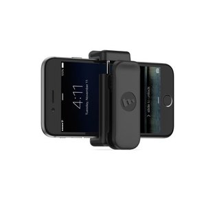 lot 2973 image: Mophie Black iPhone and Android Virtually all smartphones Belt Clip and Phone Holder