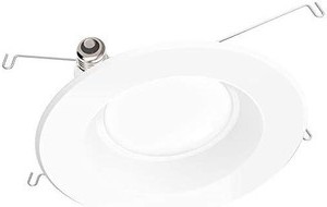 lot 50320 image: Sunco Lighting 56 Inch LED Recessed Downlight, Smooth Trim, Dimmable, 13W75W, 965 LM, 5000K Dalight, Damp Rated, Simple Retrofit Installation -
