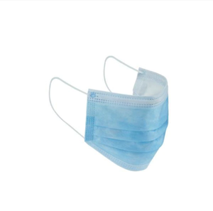 lot 52891 image: 50 PCS Blue Disposable Face Mask, 3 Layers Filter Non-Woven Anti Dust Ear Loop Comfort
