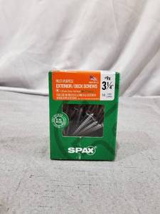 lot 37203 image: SPAX MULTI PURPOSE EXTERIOR DECK SCREWS 3 14