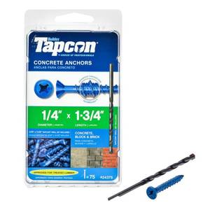 lot 37234 image: SCREW MASONRY PH 14X1-34