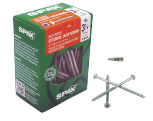 lot 37263 image: SPAX MULTI PURPOSE EXTERIOR DECK SCREWS 3 14