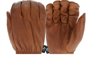 lot 37268 image: HUSKY OIL AND WATER RESISTANT LEATHER WORK GLOVES SIZE XL