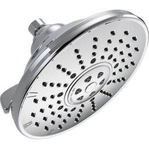 lot 34520 image: Delta Faucet 52680 Universal Showering Components, 3-Setting Showerhead, Chrome