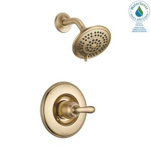 lot 34573 image: Delta T14294-CZ Linden Monitor 14 Series Shower Trim, Champagne Bronze