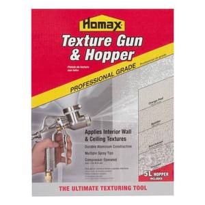 lot 34629 image: Homax Pro Gun and Hopper for Spray Texture Repair