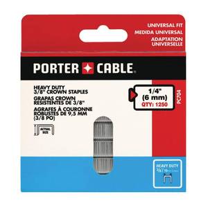 lot 34713 image: Porter-Cable 38 in. x 14 in. Glue Collated Crown Staple