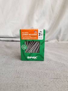 lot 37315 image: SPAX MULTI PURPOSE EXTERIOR DECK SCREWS 3 14