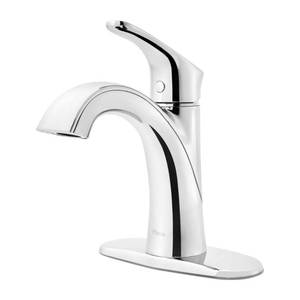 lot 34909 image: Pfister Weller Single Control Bathroom Faucet in Polished Chrome