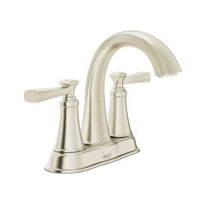 lot 34923 image: American Standard Rumson 4 in. Centerset 2-Handle Bathroom Faucet in Brushed Nickel