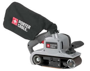 lot 34538 image: PORTER CABLE BELT SANDER WITH DUST COLLECTION MODEL 352VS